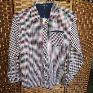 Faded Gear Long Sleeve Button Down Shirt Boys Size 12 - NWT